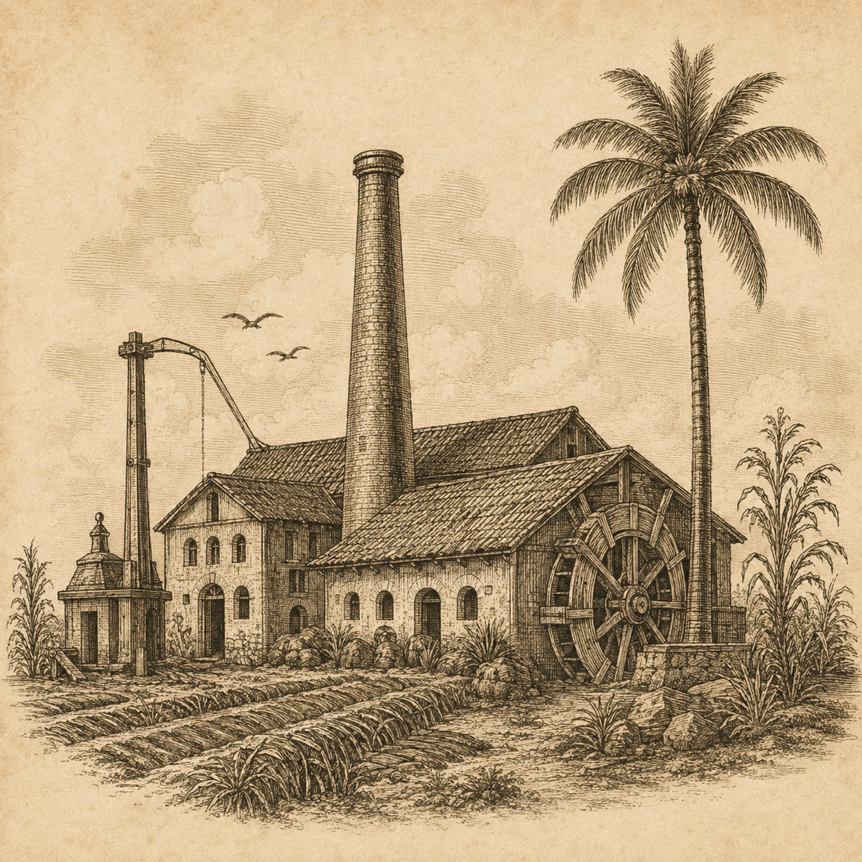 Engenho histórico ilustrado